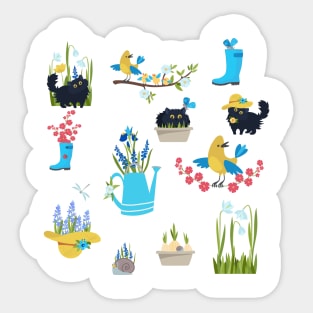 Happy gardening Sticker